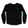 Web Waffle Thermal Mens Creature Longsleeve T-Shirt Black/Green