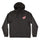 Cruz Hooded Mens Santa Cruz Windbreaker Graphite w/Black/Red