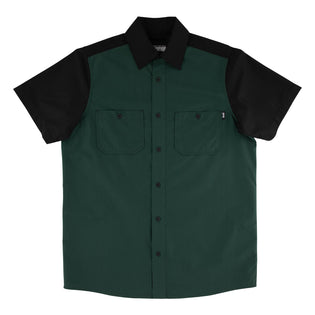 Strikefast Mechanic Creature Mens Work Shirt Black/Dk Green