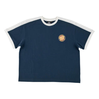 Ranger MFG Ringer Tee Santa Cruz Womens Ringer T-Shirt Navy/White