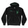 Drop Out Mens Creature Hooded Varsity Jacket Black