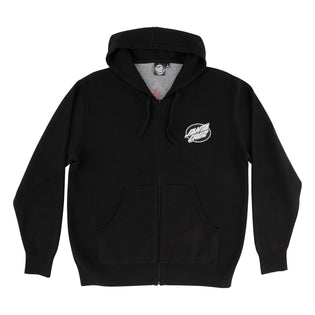 Natas Panther Mens Santa Cruz Zip Hoodie Black