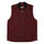 Built To Grind Mens Independent Canvas Vest Deep Burgundy