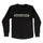 Bar Logo Waffle Thermal Mens Independent Longsleeve T-Shirt Black