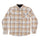 Classic Mens Santa Cruz Longsleeve Flannel Shirt Sand Plaid