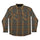 Classic Mens Santa Cruz Longsleeve Flannel Shirt Natural Plaid