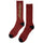 Solid Flame Strip Mens Santa Cruz Socks Maroon