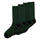 Logo 2-Pack Mens Creature Socks Black/Green