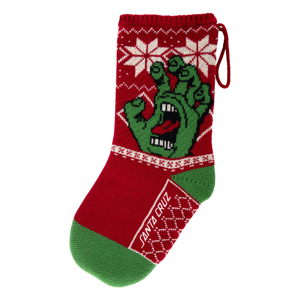 Screaming Stocking | Xmas Accessories | Santa Cruz Skateboards