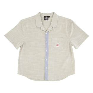 Opus Dot Lounge Santa Cruz Button Up Womens Top Pine Stripe