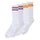 Bar Logo Mens Independent Socks X2 Pairs White Multi