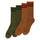 Bar Logo Mens Independent Socks X2 Pairs Sand/Army