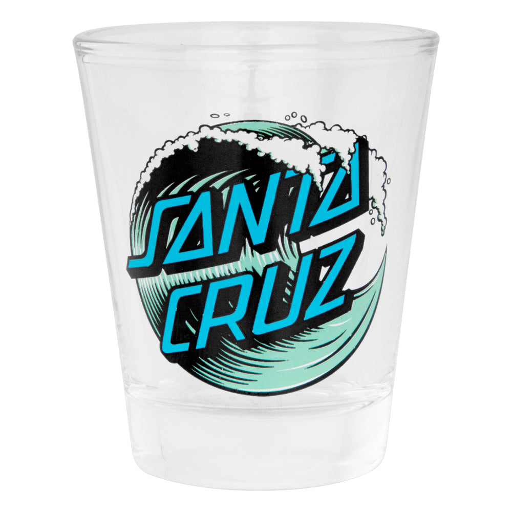 Wave Dot 2oz Shot Glass | Skate Accessories | Santa Cruz