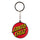 Classic Dot Santa Cruz Keychain Red
