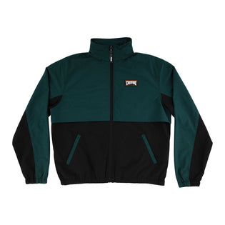 Lost At Sea Mens Creature Packable Windbreaker Black/Green