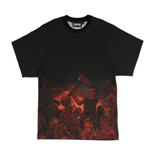 Cannibal Corpse Mens Creature Ringer T-Shirt Black