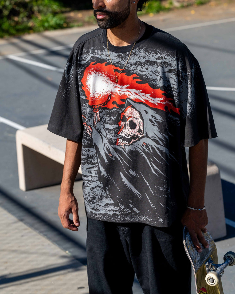 O'Brien Reaper All Over Print T-Shirt | Men's Clothing | Santa