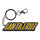 Big Strip Santa Cruz Key Chain Silver
