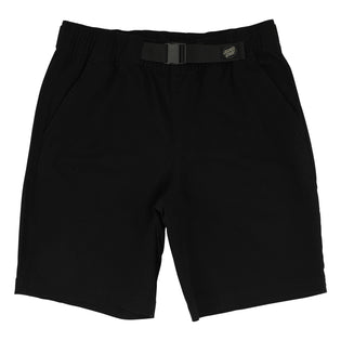 Flex Mens Santa Cruz Elastic Waist Shorts Black