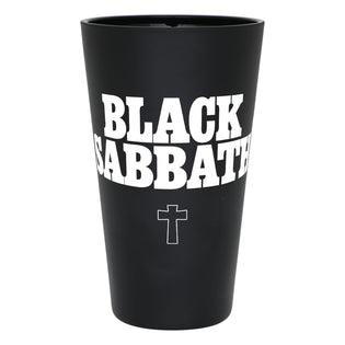 Black Sabbath OJ Pint Glass Black Frosted