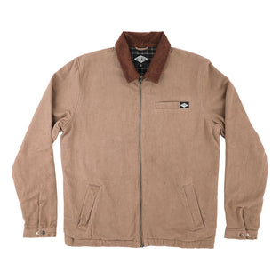 Free On The Streets Mens Independent Canvas Work Jacket Dk Sand