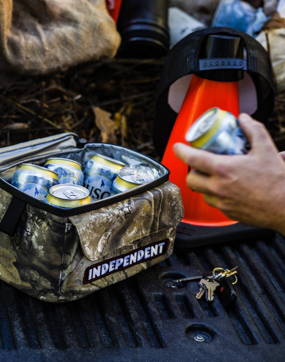 Bar Logo Camo Cooler | Independent x Realtree Collab | Men's Skate