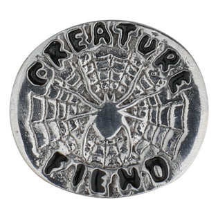 Web Creature Metal Ring Silver