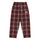 Opus Dot Flannel Mens Santa Cruz Sweatpants Maroon Plaid