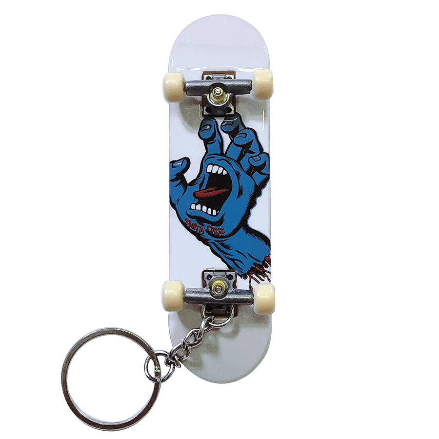 Screaming Hand Fingerboard Key Chain Santa Cruz