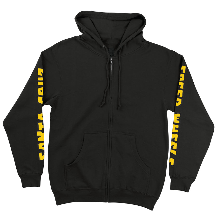 SW Skull Zip Hoodie | Men's Skate Clothing | Santa Cruz
