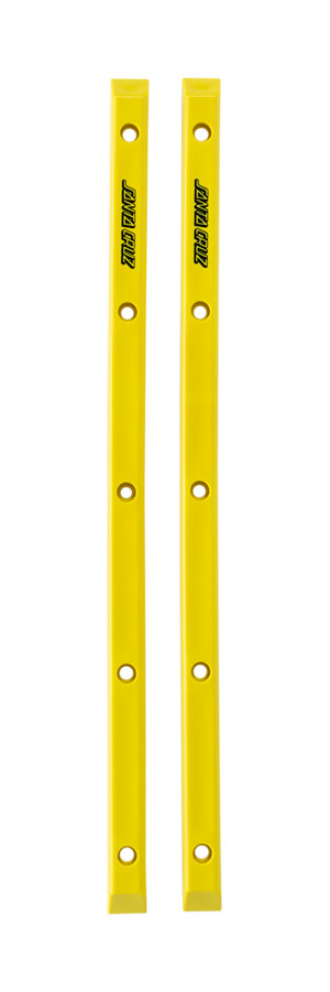Santa Cruz Slimline Rails - Rails De Skateboard Slim Beveled HSR - Protection Et Slide Ultime (Blanc)