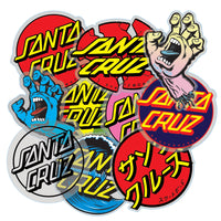 Santa Cruz Skateboards | Assorted Sticker Pack of 10 | Decals