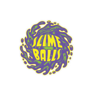 Logo 3.5in Slime Balls Stickers (25 Pack) Multi