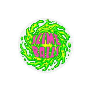 Slime Logo 4in Slime Balls Stickers (25 Pack) Multi