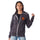 Classic Dot Womens Santa Cruz Zip Hoodie Dk Grey