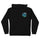 Wave Dot Youth Santa Cruz Hoodie Black