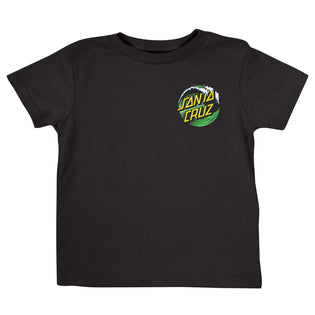 Wave Dot Kids Santa Cruz T-Shirt Black