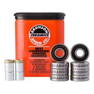 Ceramic Bronson Skateboard Bearings No Color