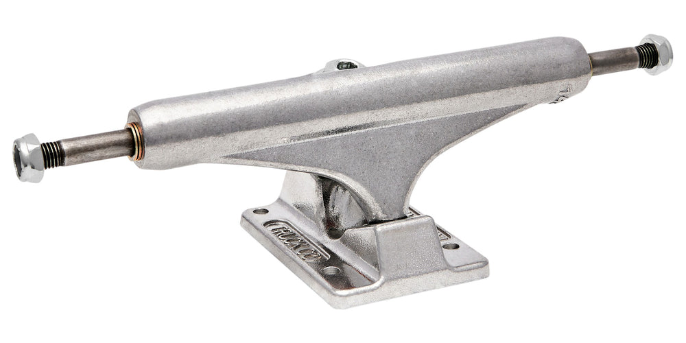 Independent Mids Skateboard Trucks – Silver, With Risers & Hardware Kit (Multiple Sizes Available)