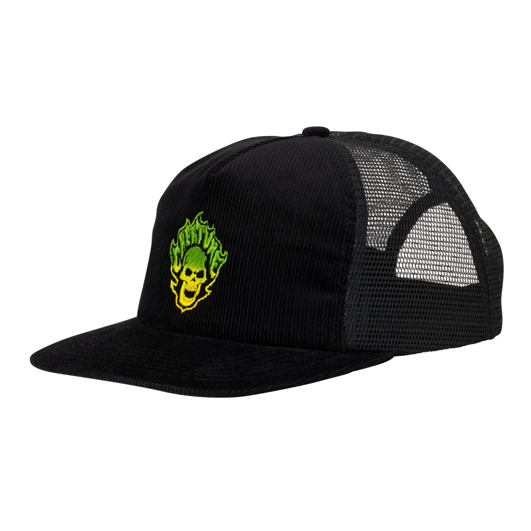 Bonehead Flame Mesh Trucker Hat | Headwear | Creature