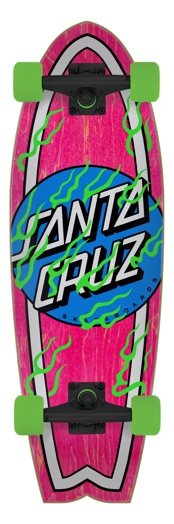 8.8in Inferno Dot Shark Cruiser | Sant a Cruz Skateboards 8.8in Inferno Dot Shark Cruiser | Sant a Cruz Skateboards