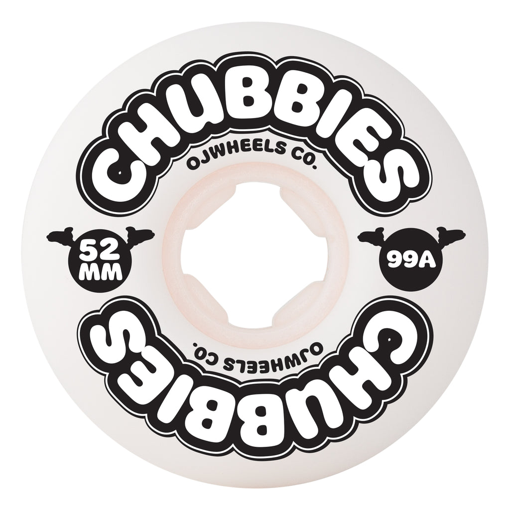 52mm / 99A Chubbies Super Wide Skate Wheels OJ Skateboard Wheels