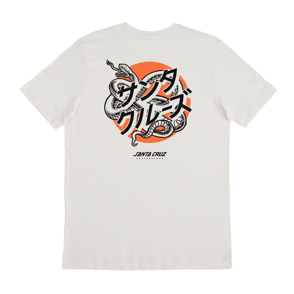 Santa Cruz Serpent Japanese Dot S/S T-Shirt - White XS