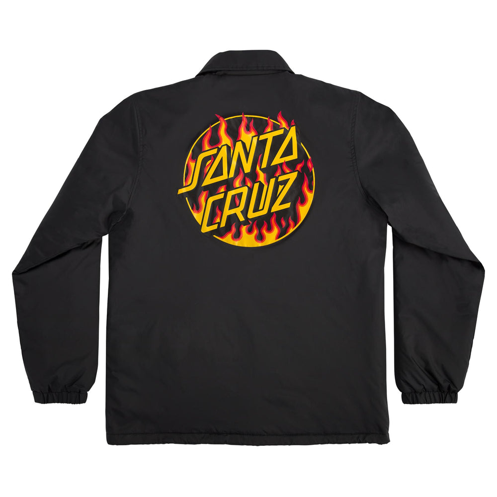 Flame Dot Coach Jacket Skate Windbreaker Santa Cruz x Thrasher