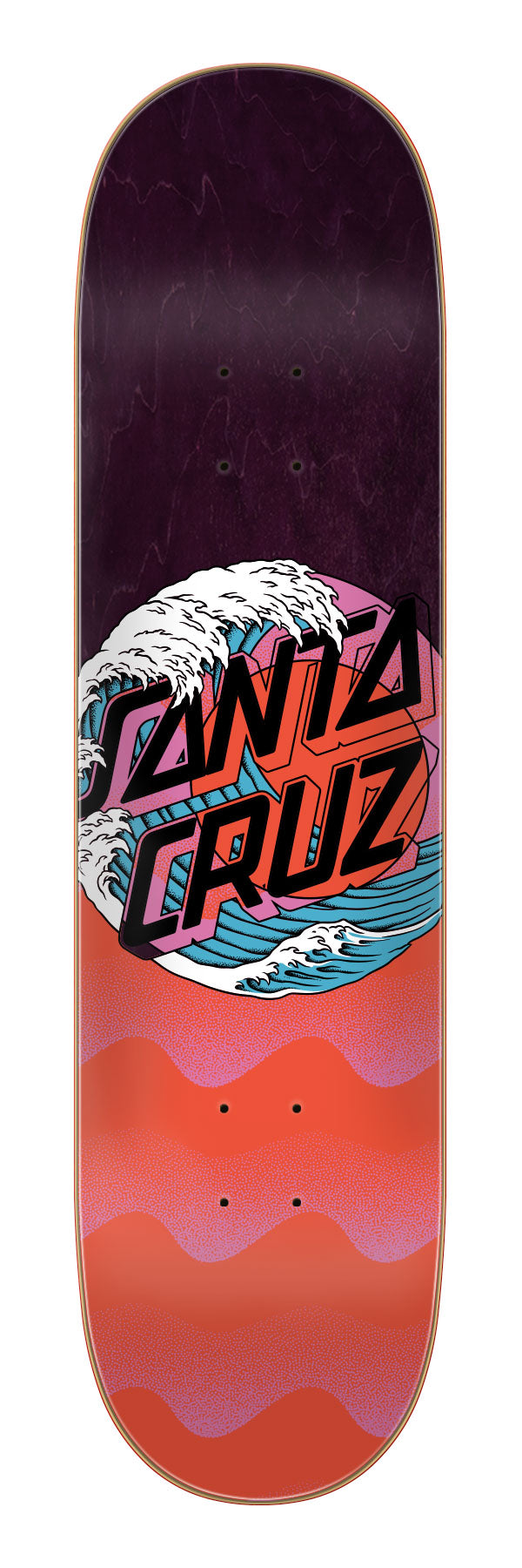 8.0in Tsunami Dot Skate Deck | Birch | Santa Cruz Skateboards