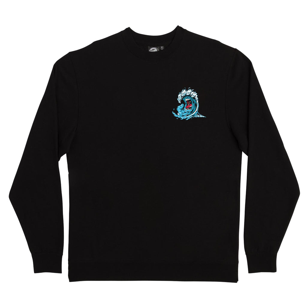 Screaming Wave Crew Neck Sweatshirt | Men's Skate Apparel | Santa Cruz