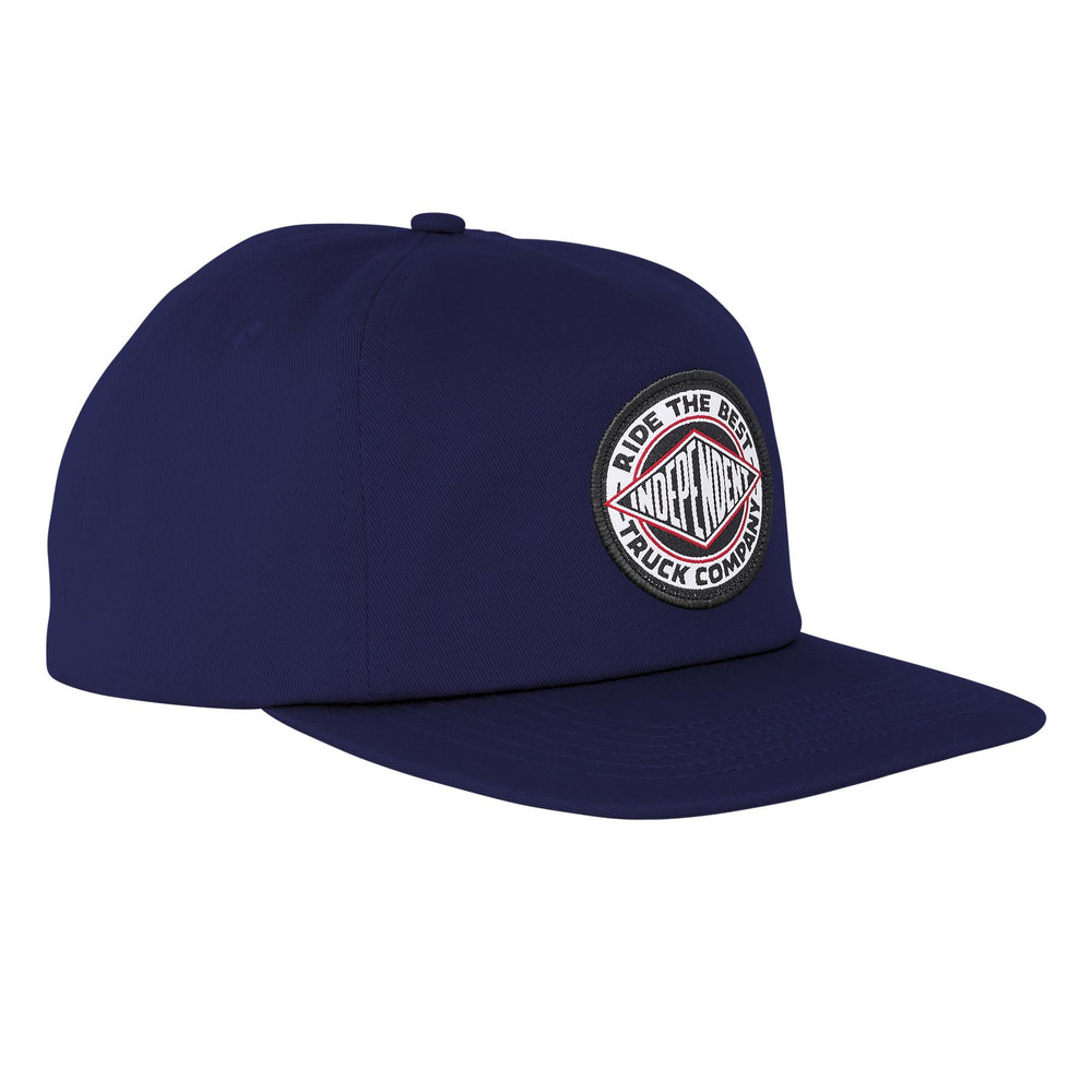 【INDEPENDENT】 BTG SUMMIT SNAPBACK UNSTRUCTURED MID HATS BTG Summit Snapback| Skate Hats | Independent Trucks