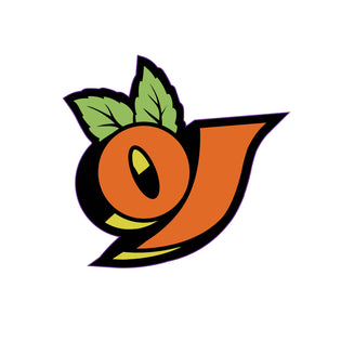 Bold 2.5in OJ Stickers (25 Pack) Orange