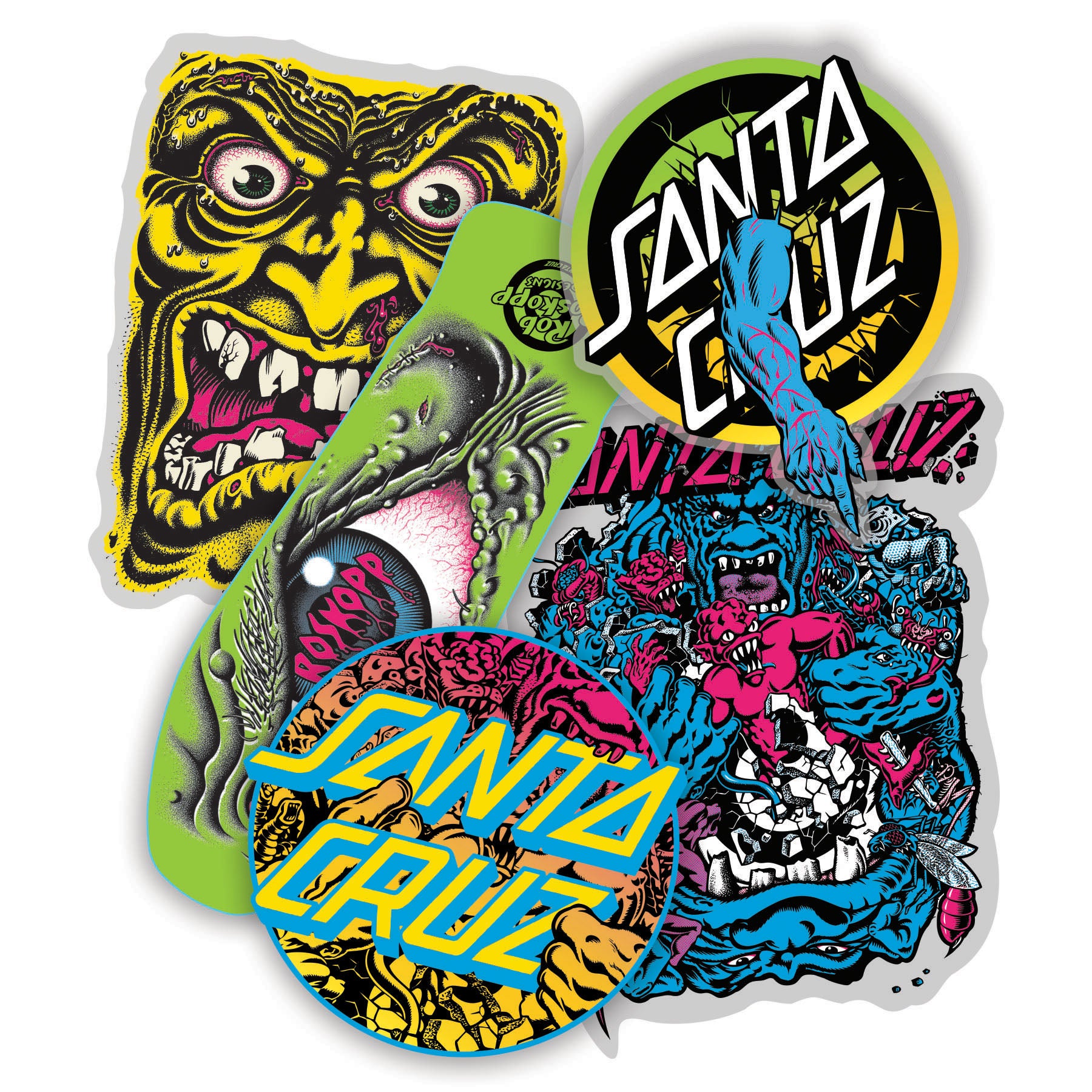 Roskopp Break Sticker | Skate Decal | Santa Cruz