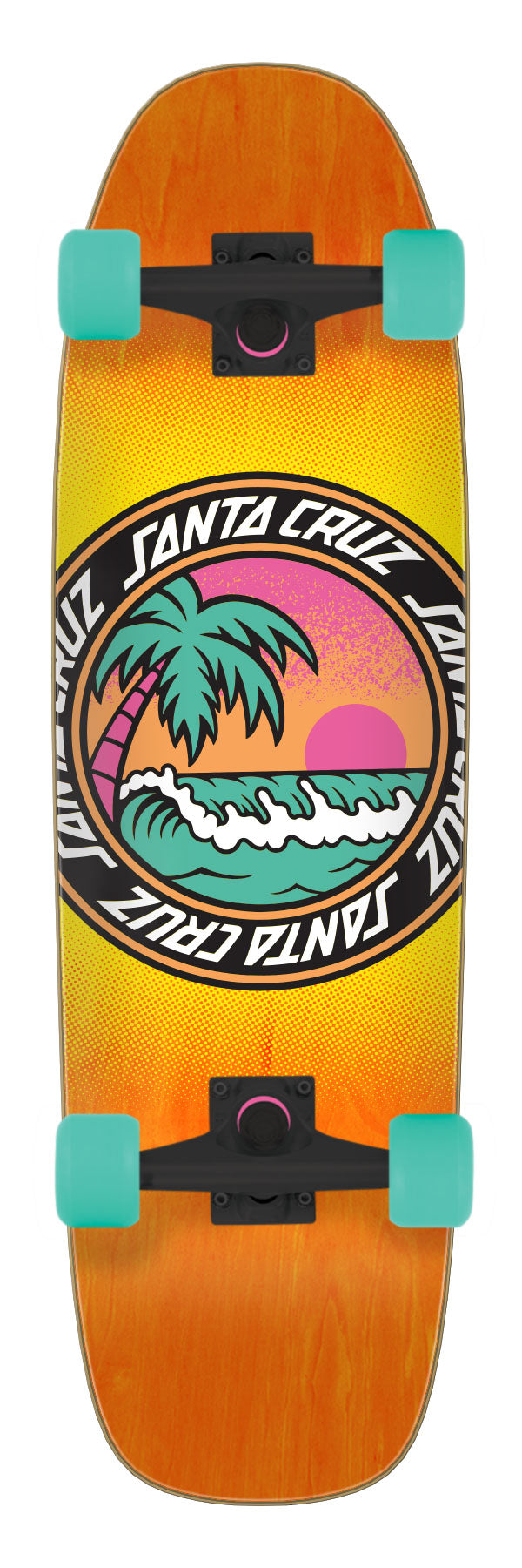 【超お買い得！】 | Cruiser Street Break Paradise 8.4in Santa Skateboards Cruz スケートボード